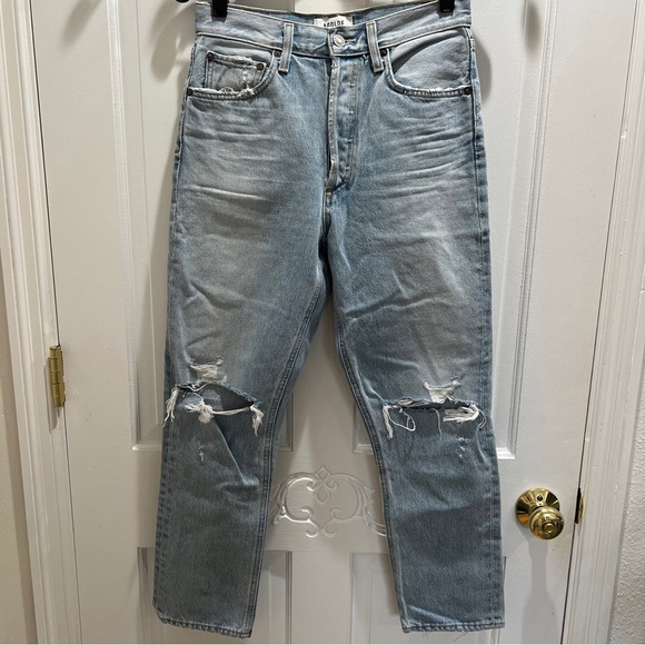 AGOLDE Riley High Rise Straight Crop Jean - Picture 4 of 9